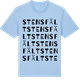 Blue Soul t-shirt med Stensfält ordlek t-shirt