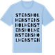 Blue Soul t-shirt med Stensholmen ordlek t-shirt