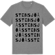 Mid Heather Gray t-shirt med Stensjöås ordlek t-shirt
