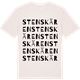 Vintage White t-shirt med Stenskären ordlek t-shirt