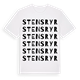 Stensryr ordlek t-shirt