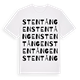 Stentången ordlek t-shirt