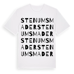 Stenums mader ordlek t-shirt – ekologisk bomull t-shirt från Pinshirt