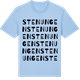 Blue Soul t-shirt med Stenungen ordlek t-shirt