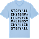 Blue Soul t-shirt med Stenvallen ordlek t-shirt