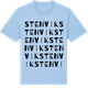 Blue Soul t-shirt med Stenvik ordlek t-shirt