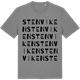 Mid Heather Gray t-shirt med Stenviken ordlek t-shirt