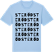 Blue Soul t-shirt med Steröd ordlek t-shirt