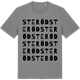 Mid Heather Gray t-shirt med Steröd ordlek t-shirt