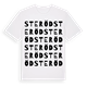 Steröd ordlek t-shirt