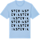 Blue Soul t-shirt med Stevik ordlek t-shirt