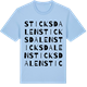 Blue Soul t-shirt med Sticksdalen ordlek t-shirt