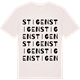 Vintage White t-shirt med Stigen ordlek t-shirt