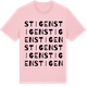 Pink Cotton t-shirt med Stigen ordlek t-shirt