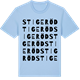 Blue Soul t-shirt med Stigeröd ordlek t-shirt