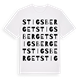 Stigsberget ordlek t-shirt