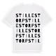 Stillestorp ordlek t-shirt