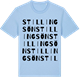 Blue Soul t-shirt med Stillingsön ordlek t-shirt