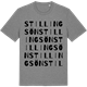 Mid Heather Gray t-shirt med Stillingsön ordlek t-shirt