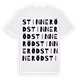 Stinneröd ordlek t-shirt