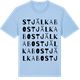 Blue Soul t-shirt med Stjälkabo ordlek t-shirt