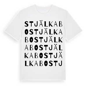 Stjälkabo ordlek t-shirt – ekologisk bomull t-shirt från Pinshirt