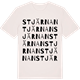 Vintage White t-shirt med Stjärnan ordlek t-shirt