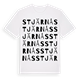 White t-shirt med Stjärnås ordlek t-shirt