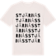 Vintage White t-shirt med Stjärnås ordlek t-shirt