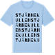 Blue Soul t-shirt med Stjärnekullen ordlek t-shirt