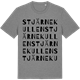 Mid Heather Gray t-shirt med Stjärnekullen ordlek t-shirt