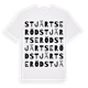 Stjärtseröd ordlek t-shirt