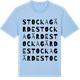 Blue Soul t-shirt med Stockagärde ordlek t-shirt