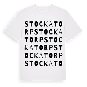 Stockatorp ordlek t-shirt – ekologisk bomull t-shirt från Pinshirt