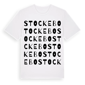 Stockebo ordlek t-shirt – ekologisk bomull t-shirt från Pinshirt
