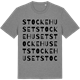 Mid Heather Gray t-shirt med Stockehuset ordlek t-shirt