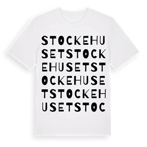 Stockehuset ordlek t-shirt – ekologisk bomull t-shirt från Pinshirt