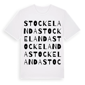 Stockelanda ordlek t-shirt – ekologisk bomull t-shirt från Pinshirt