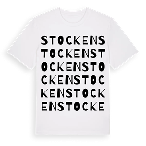 Stocken ordlek t-shirt – ekologisk bomull t-shirt från Pinshirt