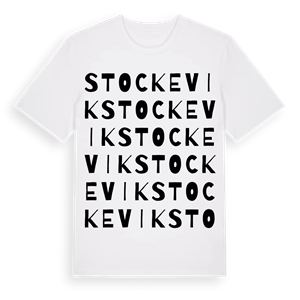 Stockevik ordlek t-shirt – ekologisk bomull t-shirt från Pinshirt