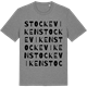 Mid Heather Gray t-shirt med Stockeviken ordlek t-shirt