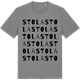 Mid Heather Gray t-shirt med Stola ordlek t-shirt