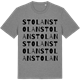 Mid Heather Gray t-shirt med Stolan ordlek t-shirt