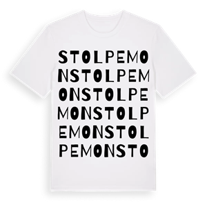 Stolpemon ordlek t-shirt – ekologisk bomull t-shirt från Pinshirt