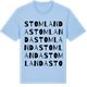 Blue Soul t-shirt med Stomlanda ordlek t-shirt