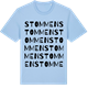 Blue Soul t-shirt med Stommen ordlek t-shirt