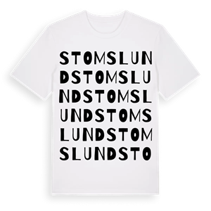 Stomslund ordlek t-shirt – ekologisk bomull t-shirt från Pinshirt