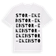 Stor-Eken ordlek t-shirt