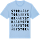 Blue Soul t-shirt med Stora Åby ordlek t-shirt