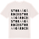 Vintage White t-shirt med Stora Ågården ordlek t-shirt
